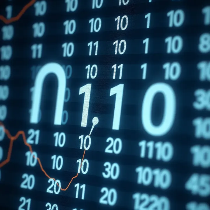 Fundamentals of Binary Number System Explained Diagram showing the fundamental concept of binary numbering system with ones and zeros on a digital background