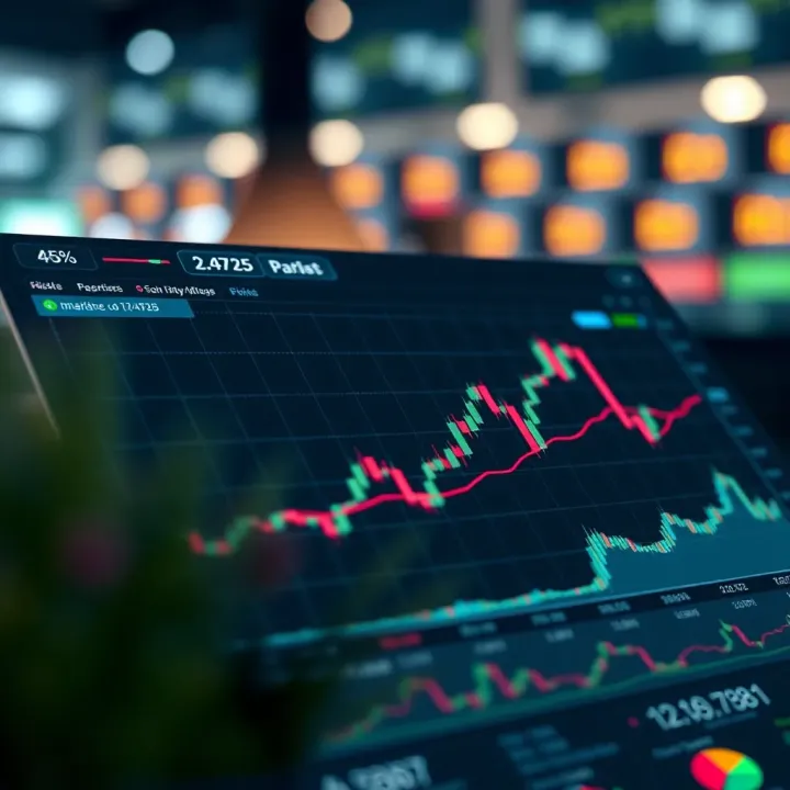 Graph depicting risks and rewards associated with binary options trading in Pakistani markets