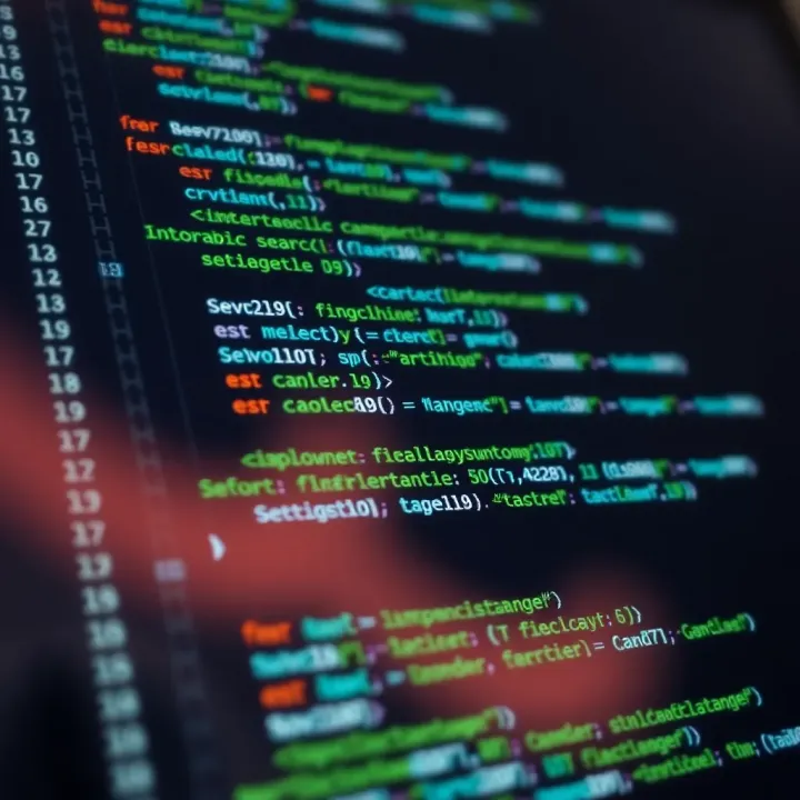 Code snippet showing binary search implementation in C programming language