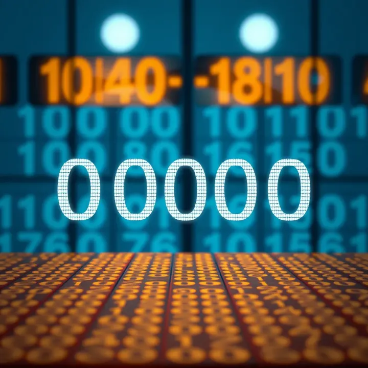 Diagram illustrating grouping of binary digits into sets of three for conversion to octal