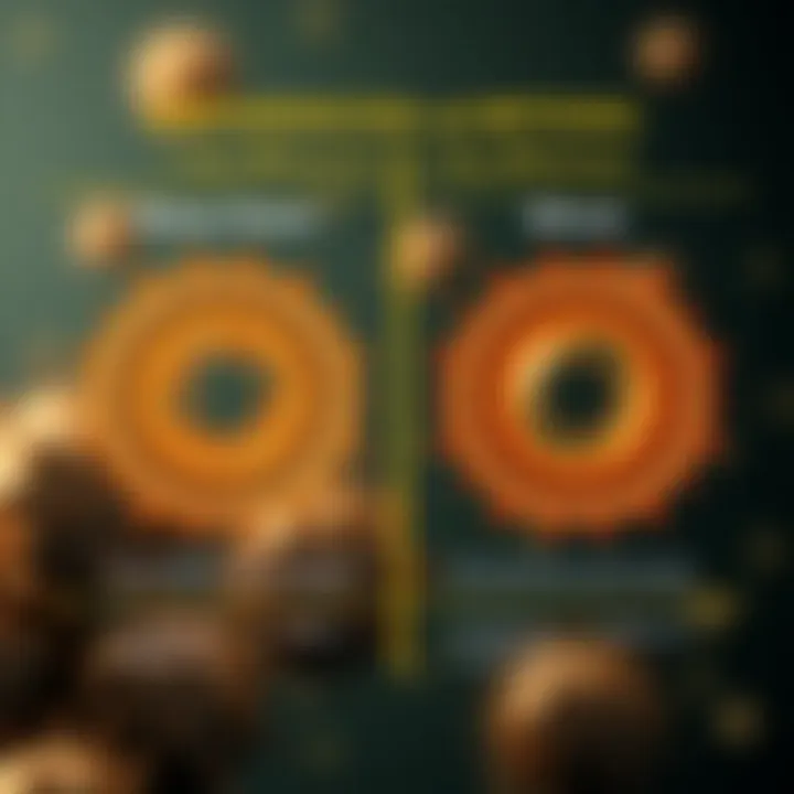 Comparison chart showing differences and similarities between binary fission and mitosis