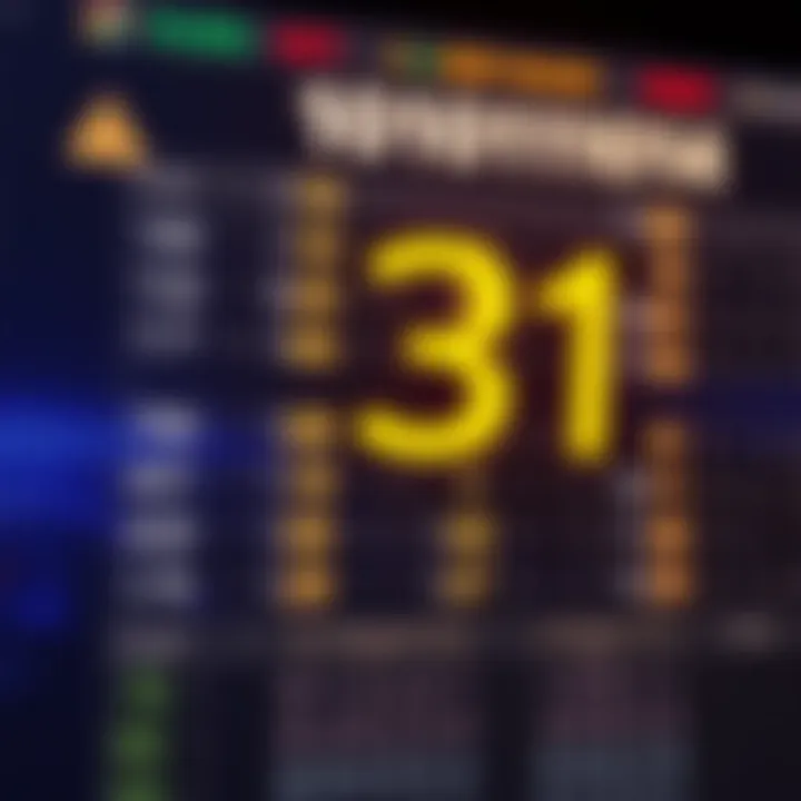 Diagram illustrating the binary number system with place values