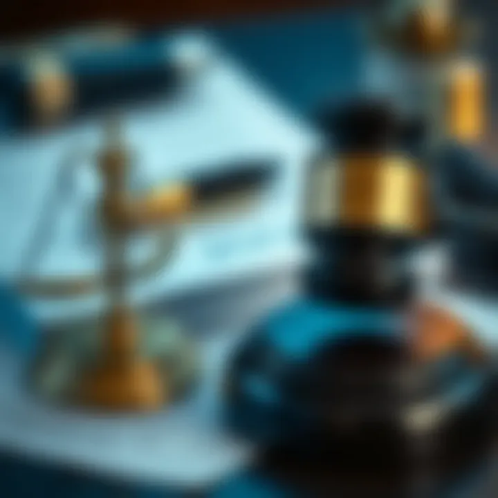 Legal documents and a gavel symbolizing the regulatory environment for binary options trading in Pakistan