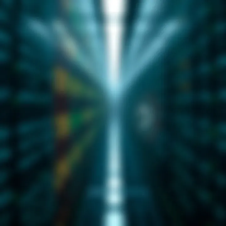 Diagram illustrating a search failure in an unsorted dataset using binary search