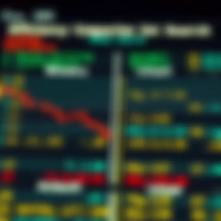 Comparison chart highlighting efficiency differences between binary search and linear search methods