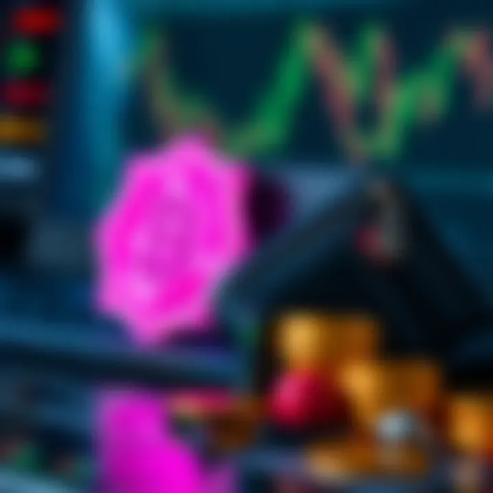 Illustration of a secure digital wallet protecting cryptocurrency assets