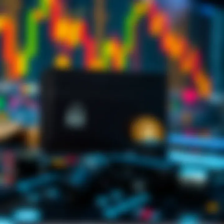 Secure digital wallet with blockchain icons representing safety measures in crypto trading