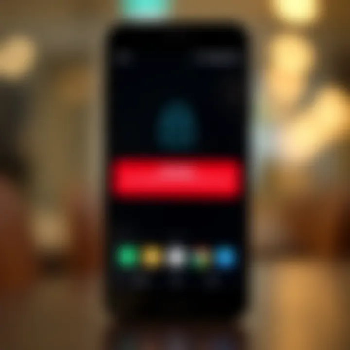 Graphic showing an Android phone displaying a warning message related to custom binary and FRP lock