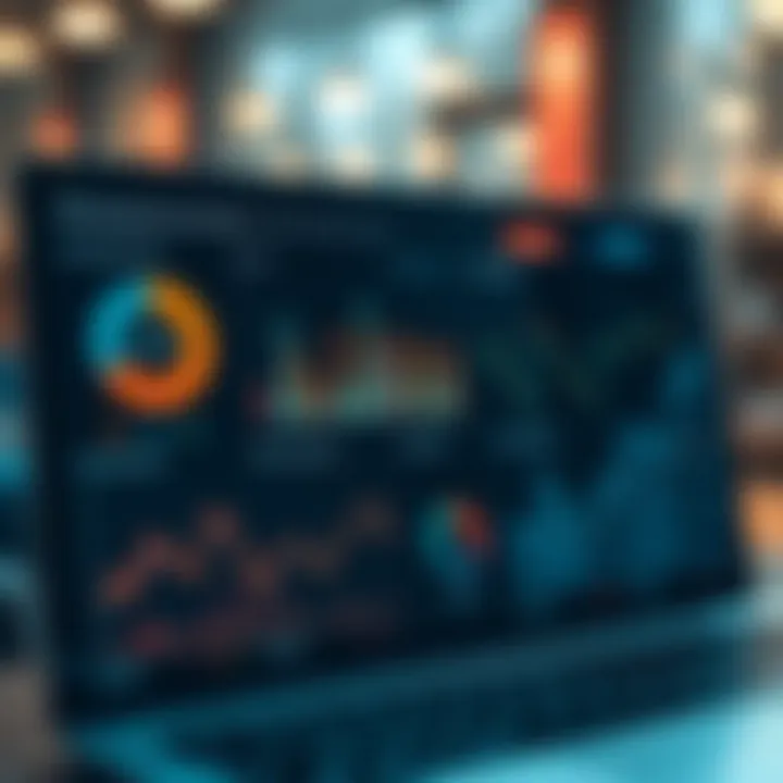 Dashboard interface displaying comprehensive risk assessment metrics and analytics