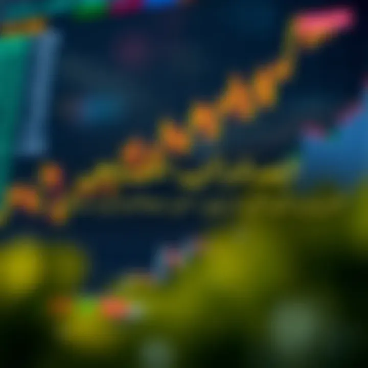 Illustration of forex currency pairs and growth chart with Urdu text