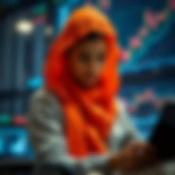 Visual representation of risk management strategies for forex traders in Pakistan