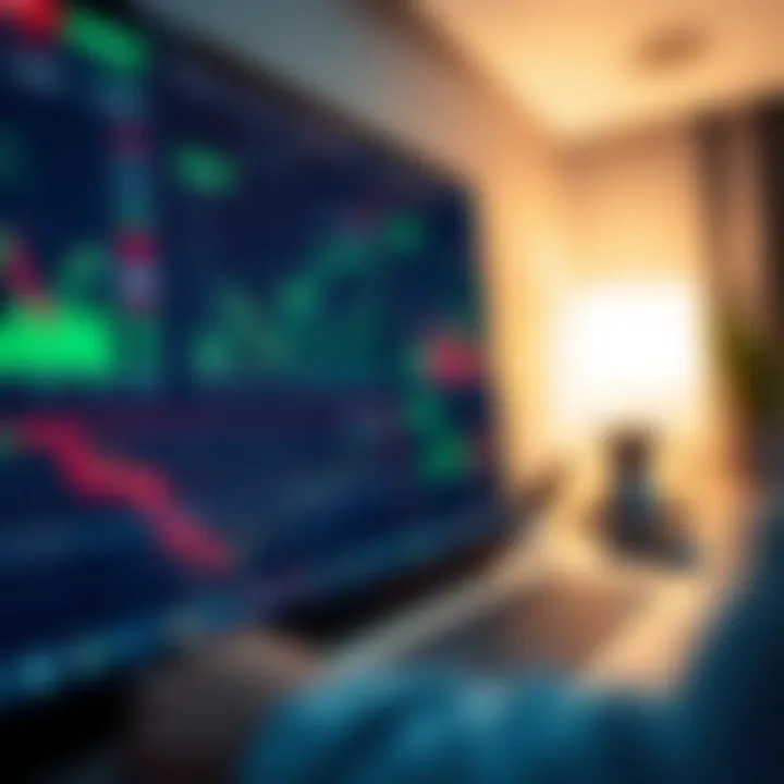 Digital dashboard showing analytics and graphs for forex strategy evaluation and improvement