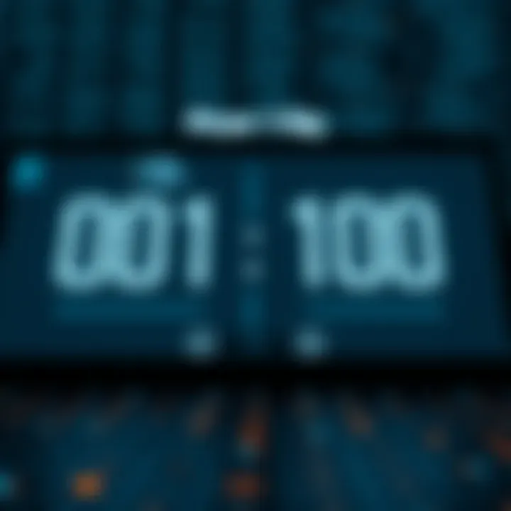 Visual representation of computer arithmetic using two's complement for addition and subtraction operations