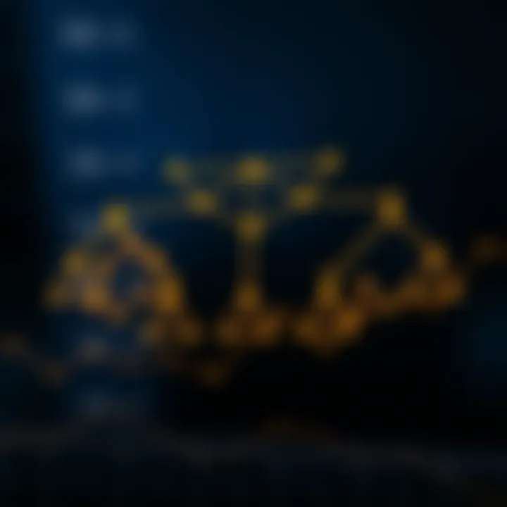 Diagram illustrating the structure of a balanced binary tree with nodes evenly distributed