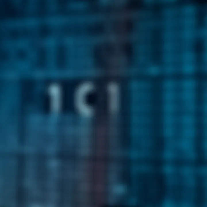 Diagram illustrating the structure of Binary Coded Decimal digits alongside their equivalent binary values