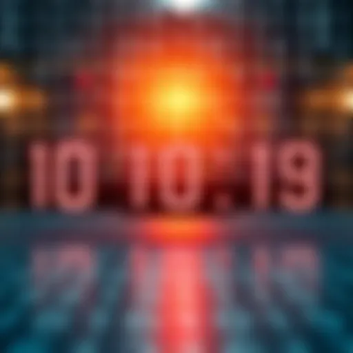 Illustration of binary digits aligned for addition with carry bits indicated above