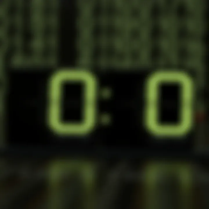 Visual representation of binary digits aligned for addition with carry-over indicators