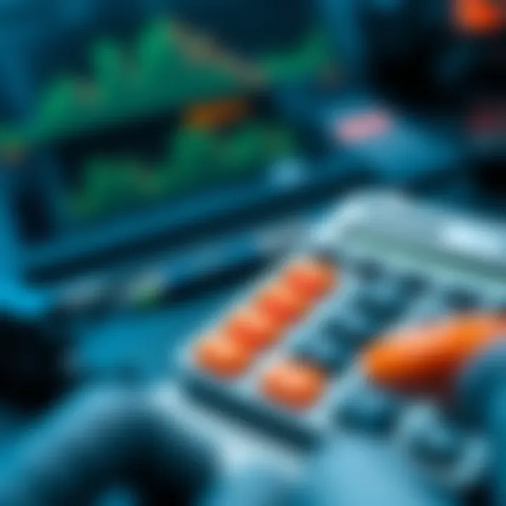 Diagram illustrating the structure and components of a binary calculator