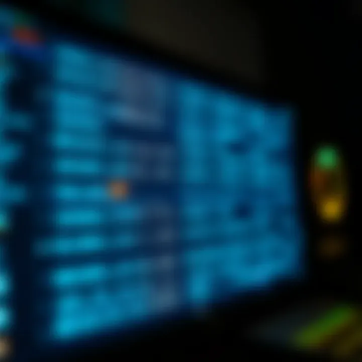 Diagram showing binary code being translated into readable text on a computer screen