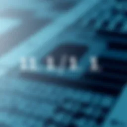 Diagram showing the division of binary numbers with quotient and remainder