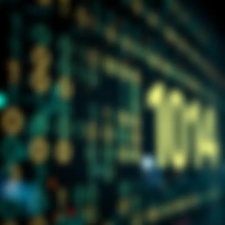 Graphic illustrating binary arithmetic operations with zeros and ones on a digital display