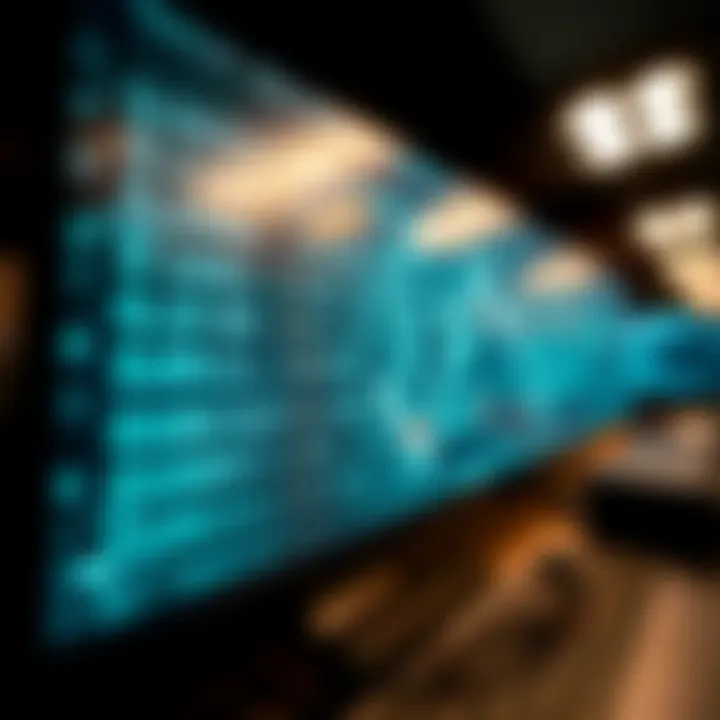 Binary Codes in Computing and Electronics Visual showing the practical applications of binary code in computing devices and electronic circuits