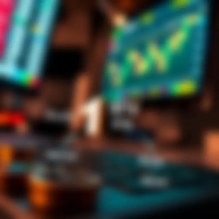 Diagram illustrating the concept of binary options trading in financial markets