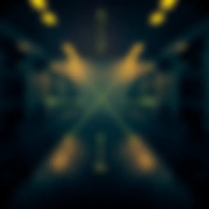 Diagram illustrating a binary relation between two distinct sets with arrows connecting elements