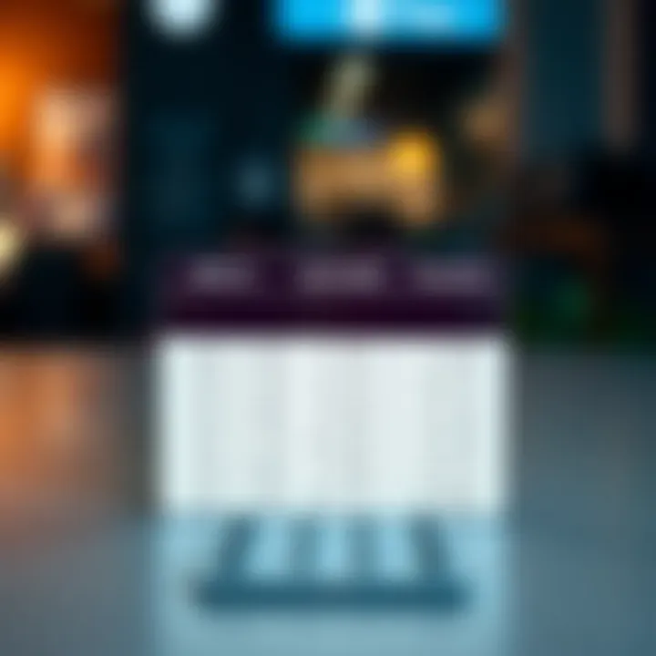 Table displaying properties of different types of binary relations such as reflexive, symmetric, and transitive