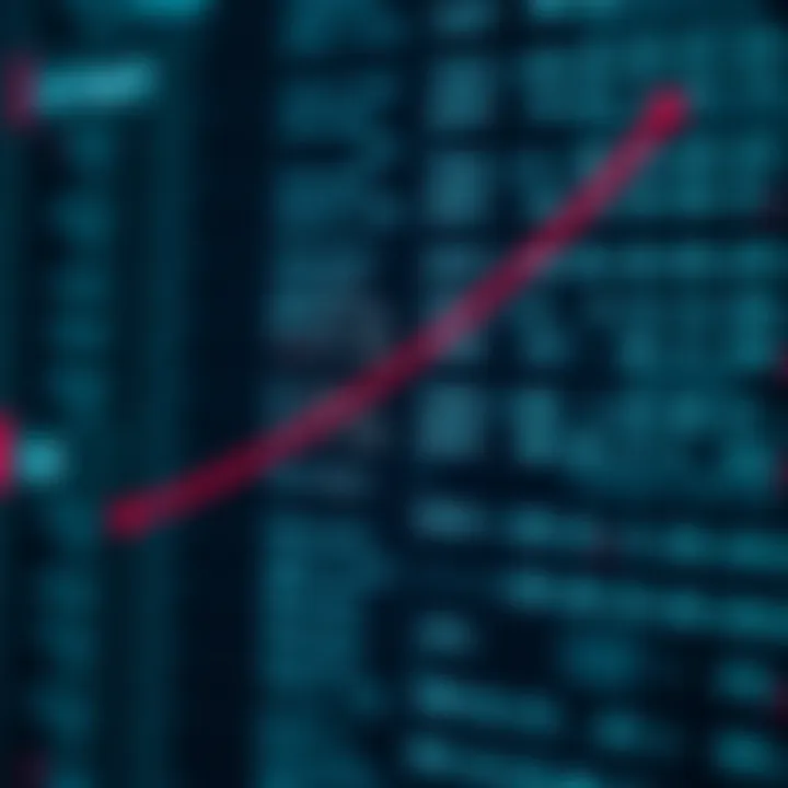Diagram depicting the narrowing range of a binary search in a sorted list
