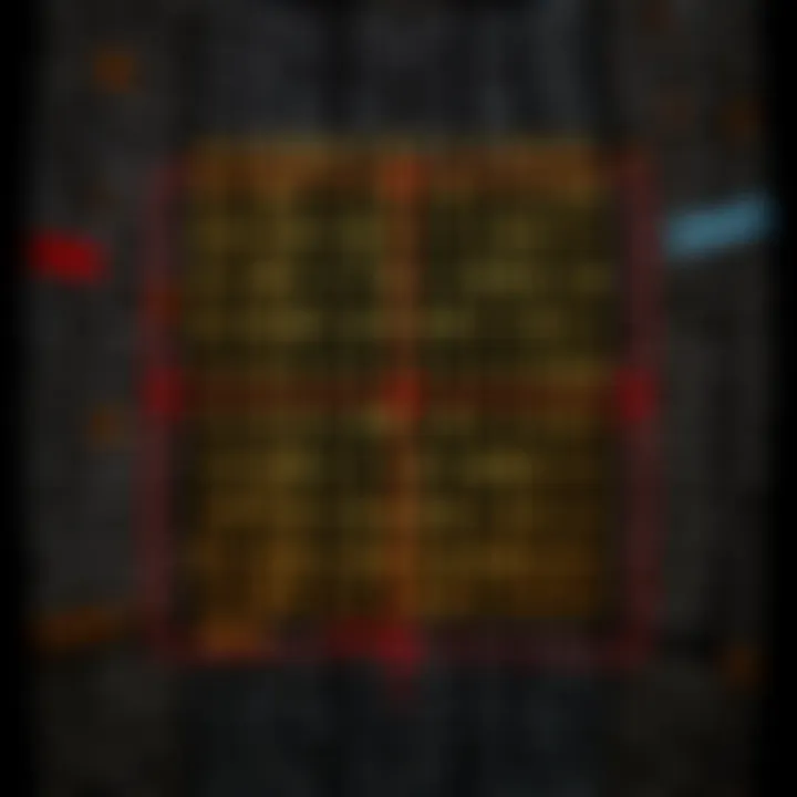 Recursive Division Visualization in Binary Search Algorithm Diagram showing recursive division of a sorted array during binary search algorithm execution