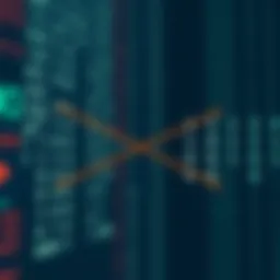 Diagram illustrating the binary search algorithm dividing a sorted list to find a target element efficiently