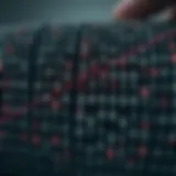 Visual representation of binary search splitting a sorted array to locate a target value