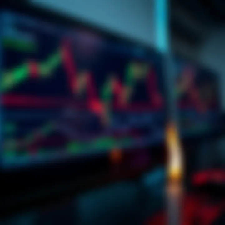Live forex trading interface showing currency pairs and price charts on a computer screen