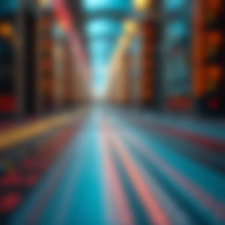 Diagram illustrating binary search on a sorted array by repeatedly dividing the search interval in half