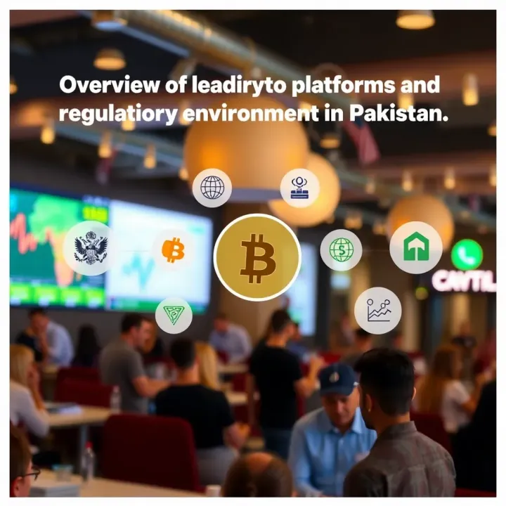 Illustration of popular local and international crypto platforms with regulatory icons