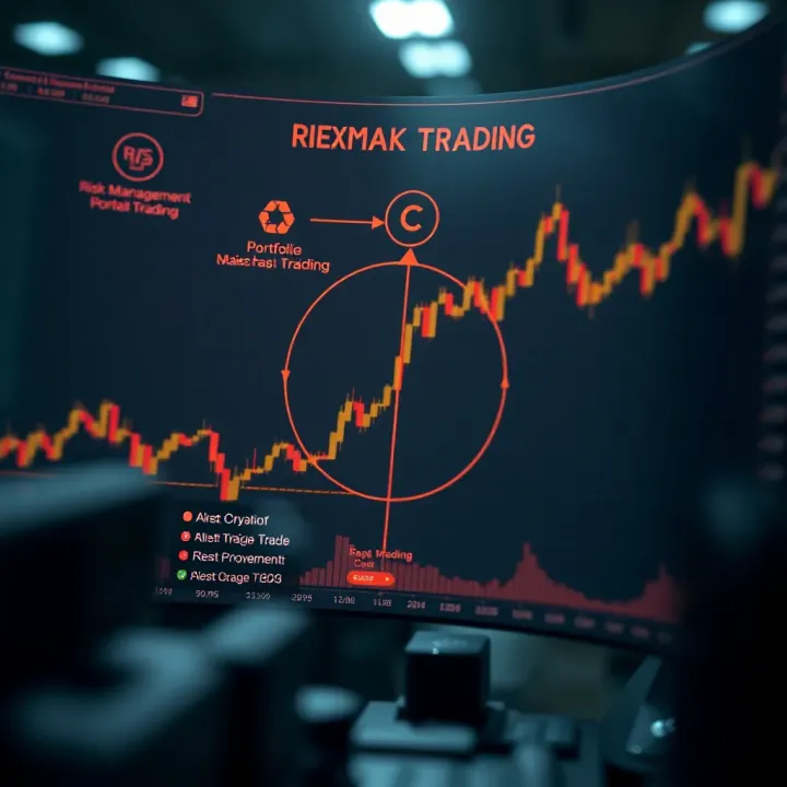 Diagram illustrating risk management techniques and portfolio diversification in crypto trading