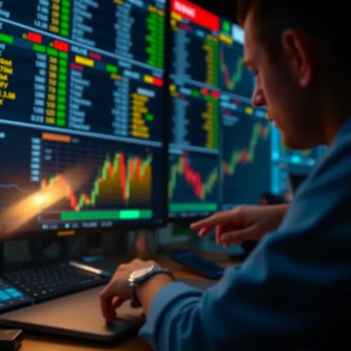 Illustration of risk management techniques in binary options trading