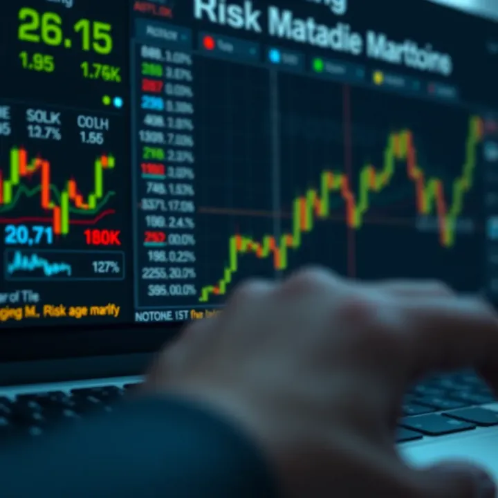 Visual representation of risk mitigation and monitoring strategies in financial sectors