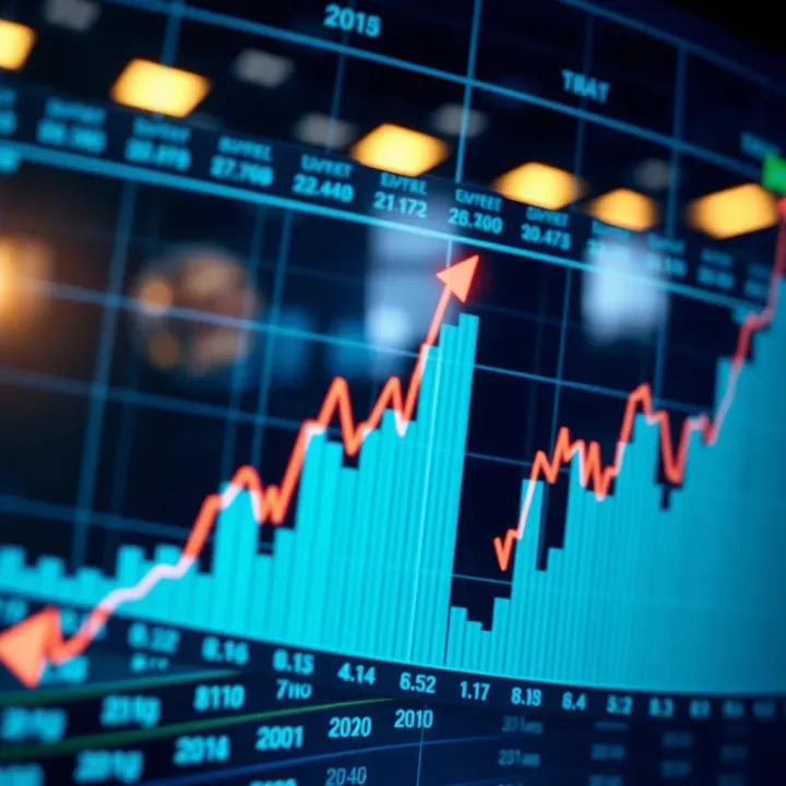 US Economic Data Influence on Global and Pakistani Markets Graph illustrating the impact of US economic data releases on global and Pakistani financial markets