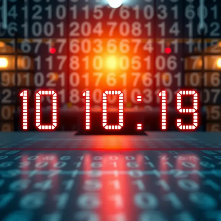 Illustration of binary digits aligned for addition with carry bits indicated above