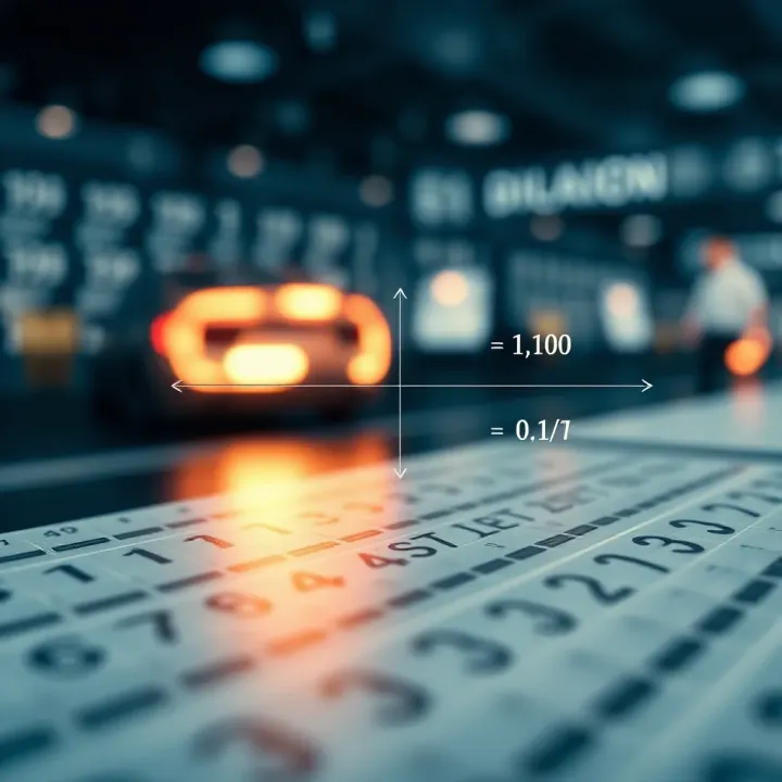 Diagram illustrating the division of binary numbers using long division technique