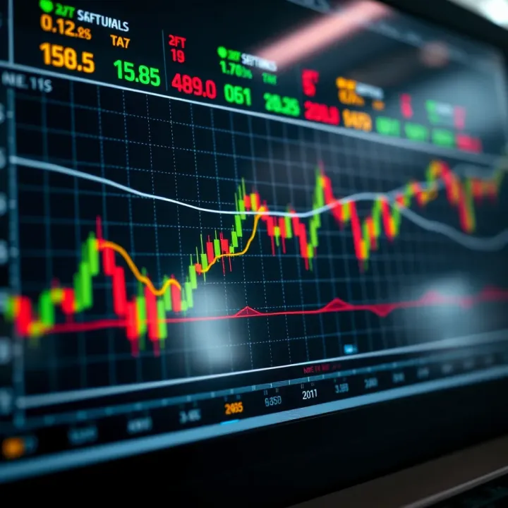 Chart showing the flow of binary free signals in financial trading platforms