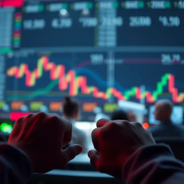 Visual representation of risks and rewards associated with binary trading for investors